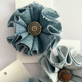Denim Flowers
