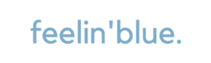 feelin'blue. logo