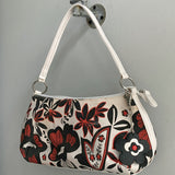 Red Paisley Shoulder Purse