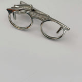 Glasses Tie Clip Pin
