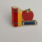 Books + Apple Pin