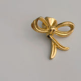 Gold Bow Pin