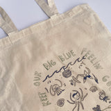 BeKindBella x feelin'blue. 'Let's Keep Our Big Blue Feelin' Good' Canvas Tote