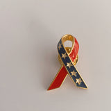 American Flag Ribbon Pin