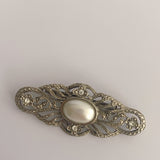 Silver Pearl Pin