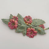 Pink Flowers Pin