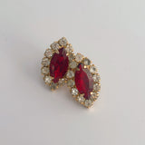 Red Diamond Earrings