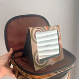 Groovy Makeup Case + Mirror Compartment