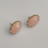Pink Stone Earrings