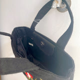 Black Vintage Embroidered Pink Roses  Purse