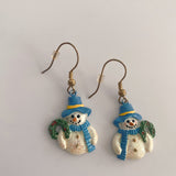 Snowman Earrings