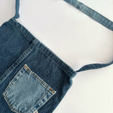 Denim Double Wine Bag