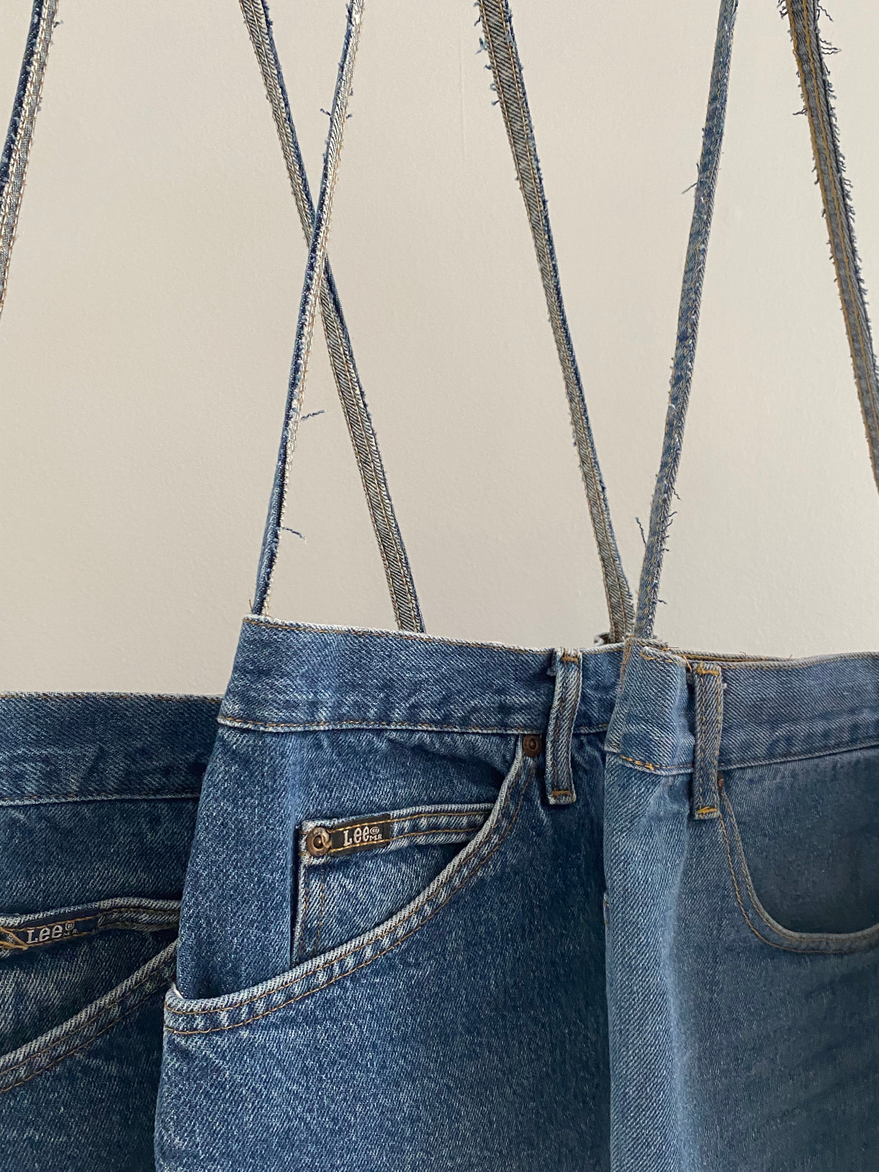 Small denim bag, handmade wallet for various essentials : r/upcycling