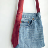 Mauve Tie Pocket Purse