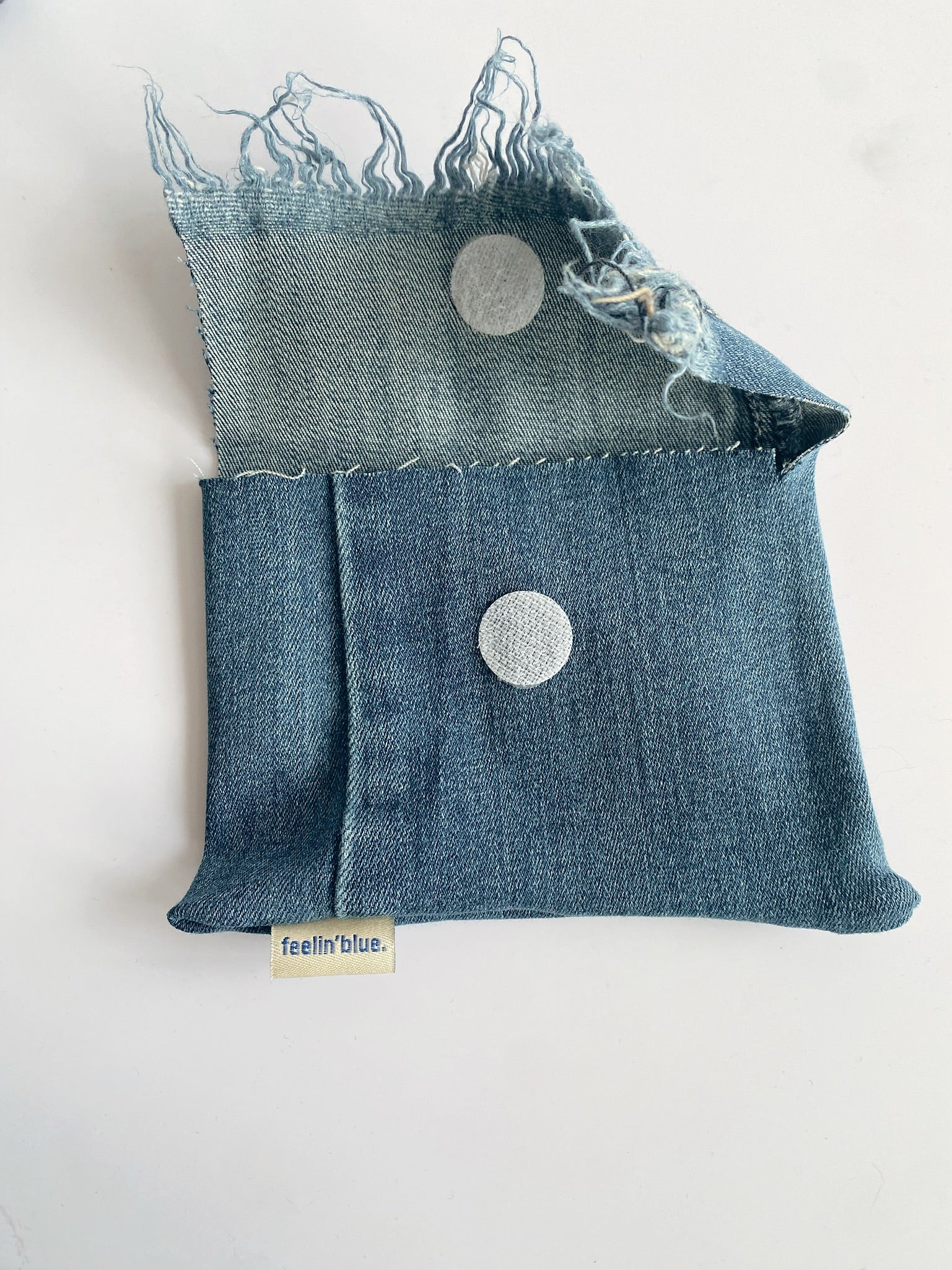 Denim clutch online bag