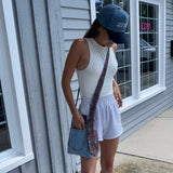 Mauve Tie Pocket Purse
