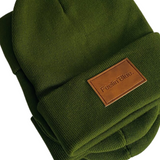 Feelin’Blue Leather Label Beanie - Assorted Colors